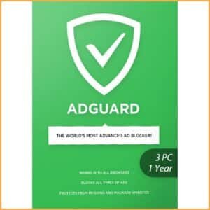 Adguard - 3 PC - 1 año